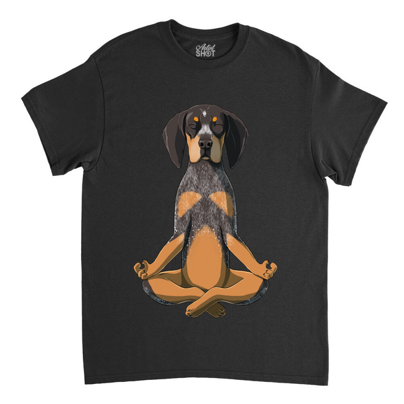 Yoga Fitness Bluetick Coonhound Dog 363 Bodybuilding Classic T-shirt by offensejuggler | Artistshot