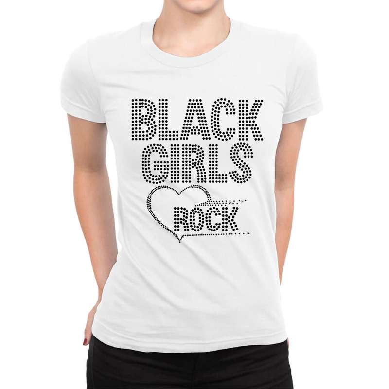 Black Girls Rock Ladies Fitted T-Shirt by GassPoll | Artistshot