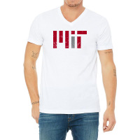 Mit Massachusetts Institute Of Technology Vintage V-neck Tee | Artistshot