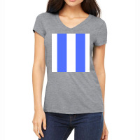 Blue Lines Art Women's V-neck T-shirt | Artistshot