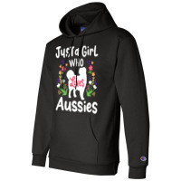 Aussie T  Shirt Aussie Australian Shepherd T  Shirt Champion Hoodie | Artistshot