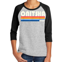 Retro Vintage 70s 80s Style Onitsha, Nigeria T Shirt Youth 3/4 Sleeve | Artistshot