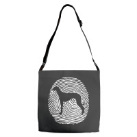 Croatian T  Shirt Old Croatian Sighthound D N A Fingerprint T  Shirt ( Adjustable Strap Totes | Artistshot