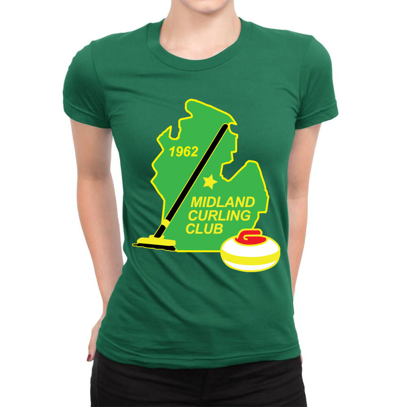 Mid Land Ladies Fitted T-Shirt by Qwedina | Artistshot