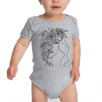 Women In Floral Bouquets Minimal Baby Bodysuit | Artistshot