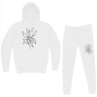 Leaves One Line Art Hoodie & Jogger Set | Artistshot