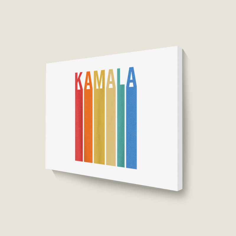 Kamala Vintage Style T Shirt Landscape Canvas Print | Artistshot