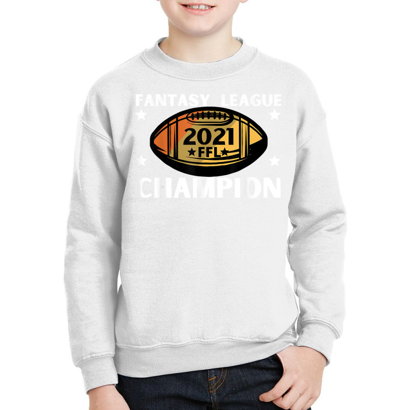 Fantasy League Champion Ffl Football 2021 Winner Vintage T Shirt Youth Sweatshirt | Artistshot