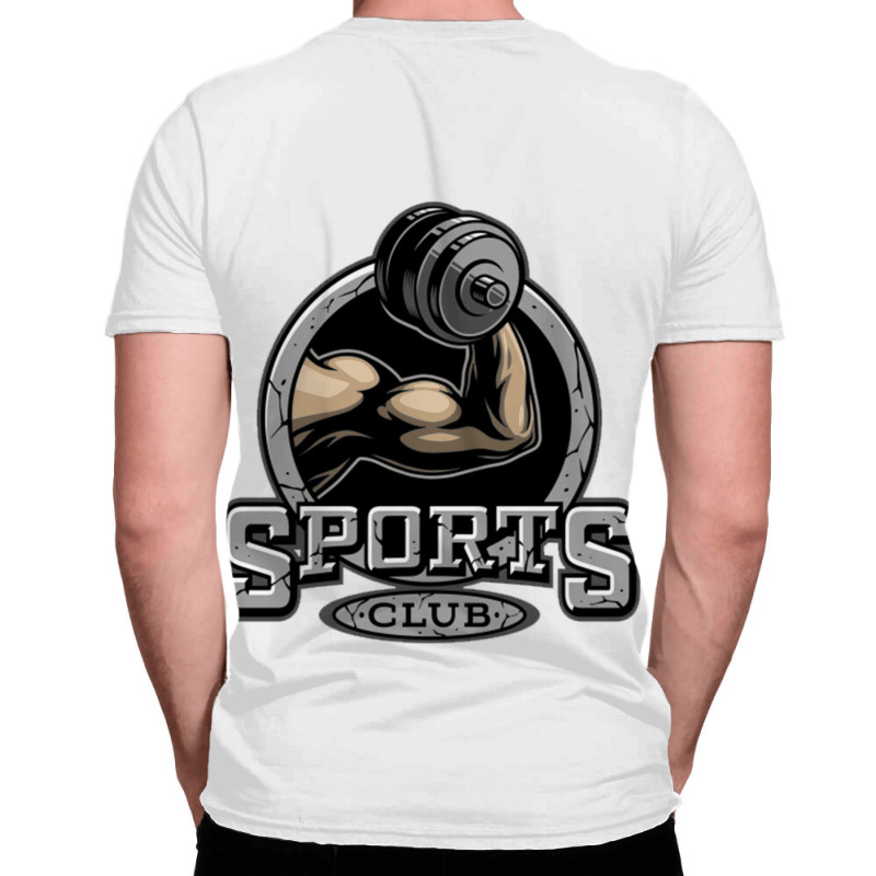 Sports Club, Bodybuilding All Over Men's T-shirt | Artistshot