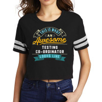 Funny Testing Co Ordinator Shirt Awesome Job Occupation T Shirt Scorecard Crop Tee | Artistshot