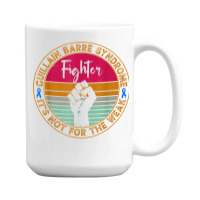 Guillain Barre Syndrome Awareness Fighter Warrior Men Women T Shirt 15 Oz Coffee Mug | Artistshot