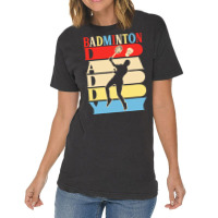 Fathers Day Gift Ideas T  Shirtbadminton Daddy Funny Daddy Papa Gifts Vintage T-shirt | Artistshot