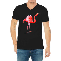 Flamingo T  Shirt Watercolor Exotic Flamingo 03 T  Shirt V-neck Tee | Artistshot