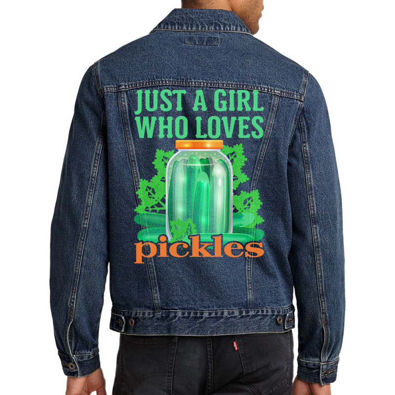 Cucumber T  Shirt Pickle Cucumber Vegan Girl T  Shirt Men Denim Jacket by shanie31601 | Artistshot