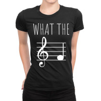 What The F Musical Note T Shirt Ladies Fitted T-shirt | Artistshot