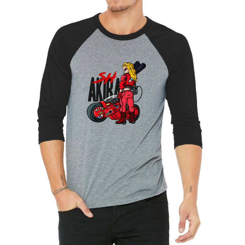 Female Motorcyclist 3/4 Sleeve Shirt | Artistshot