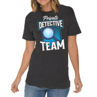 Private Detective Team Spy Investigator Investigation T Shirt Vintage T-shirt | Artistshot