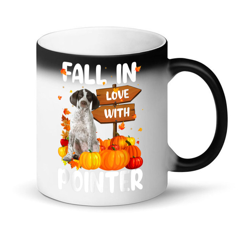 Fall In Love With Pointer Dog On Pumkin Halloween Magic Mug | Artistshot