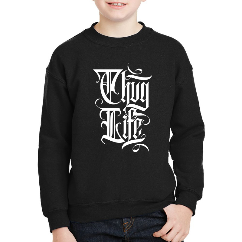 Thug Life Youth Sweatshirt by tiococacola | Artistshot