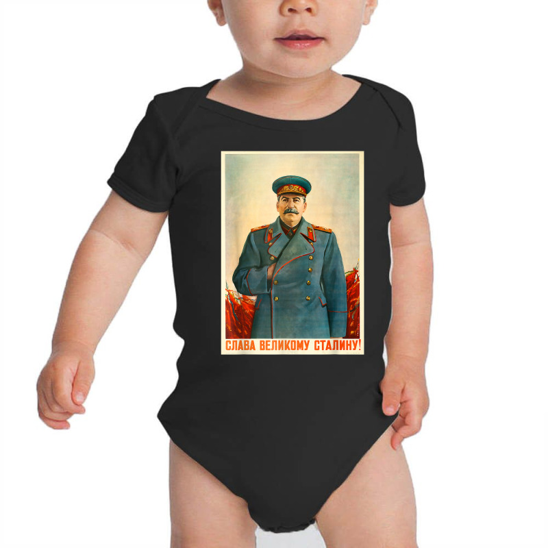 Vintage Russian Joseph Stalin Soviet Union Ussr Communist T Shirt Baby Bodysuit by ayedencoplon | Artistshot