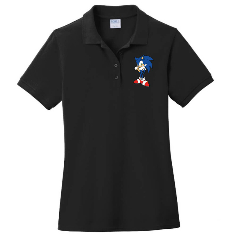 Shadow Hadgehog Ladies Polo Shirt by yogistira | Artistshot