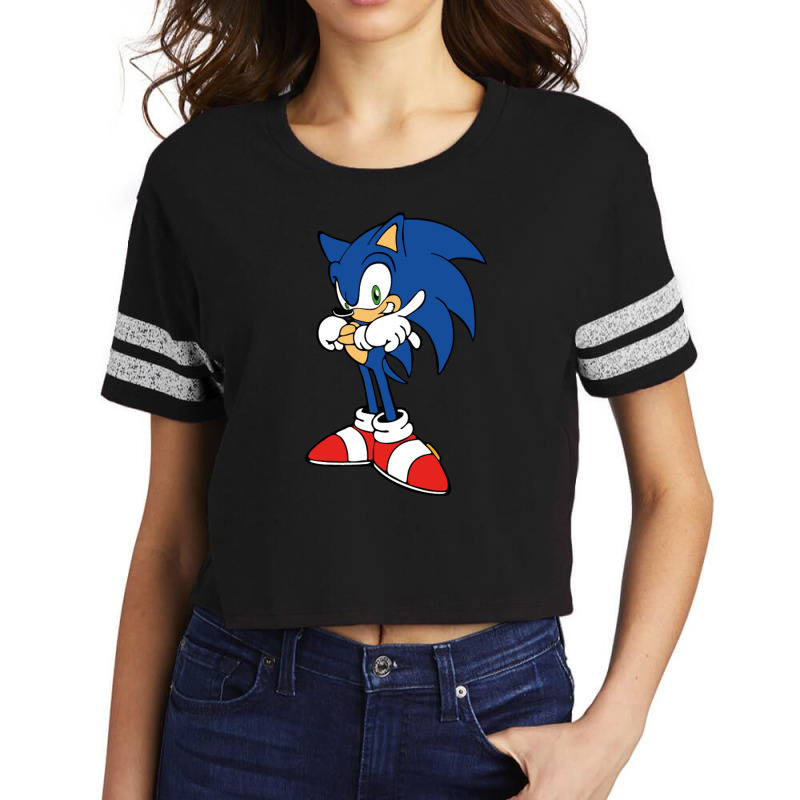 Shadow Hadgehog Scorecard Crop Tee by yogistira | Artistshot