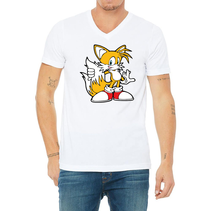 Tails  Shadow Hedgehog V-neck Tee | Artistshot