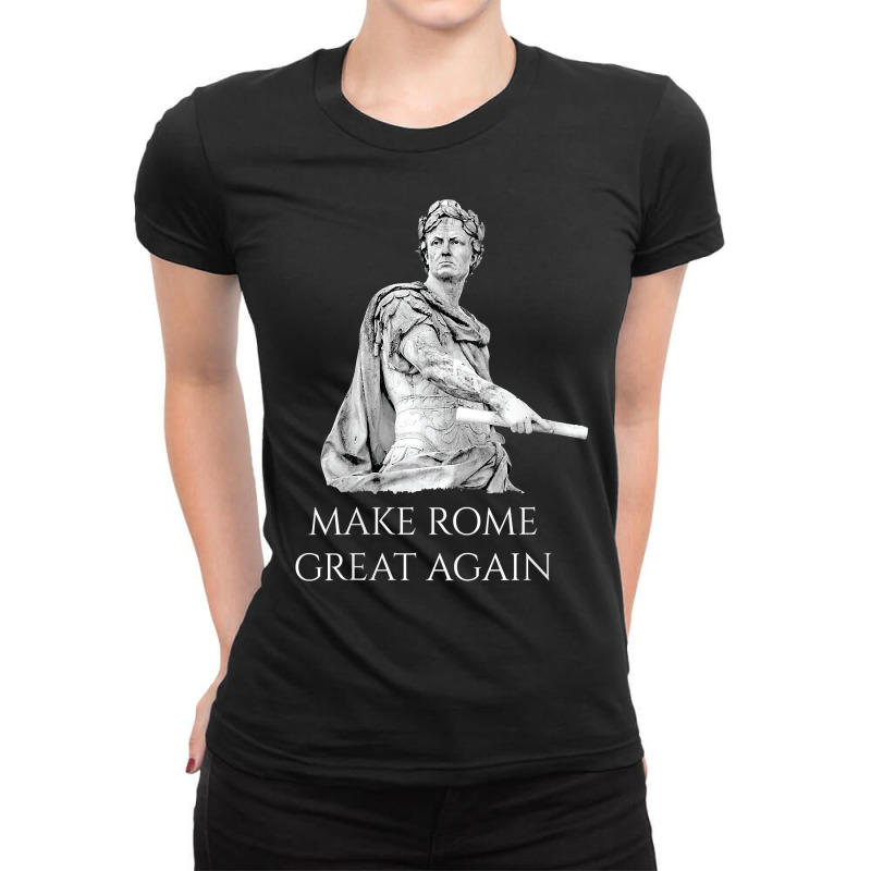 Womens Caesar Quote Inspired Caligula Related Rome Great Design V Neck Ladies Fitted T-Shirt by ayedencoplon | Artistshot