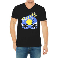 Summer T  Shirt Florida Beach  Lost Paradise T  Shirt V-neck Tee | Artistshot