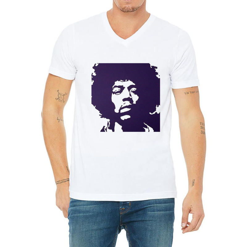 Jimi Hendrix Classic V-neck Tee | Artistshot