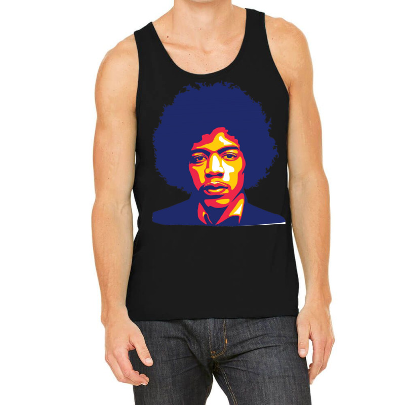 Jimi Hendrix Fire Tank Top | Artistshot