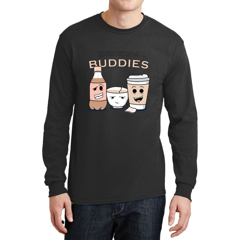 Drinking Buddies Long Sleeve Shirts by beatpurwodadi | Artistshot