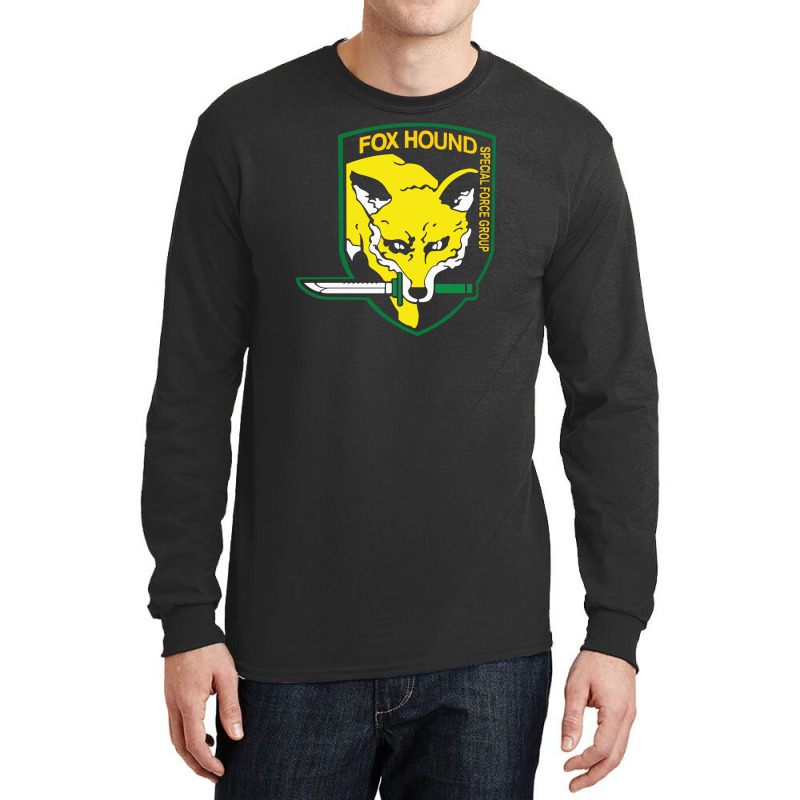 Fox Hound Badge Special Forces Group Logo Long Sleeve Shirts | Artistshot