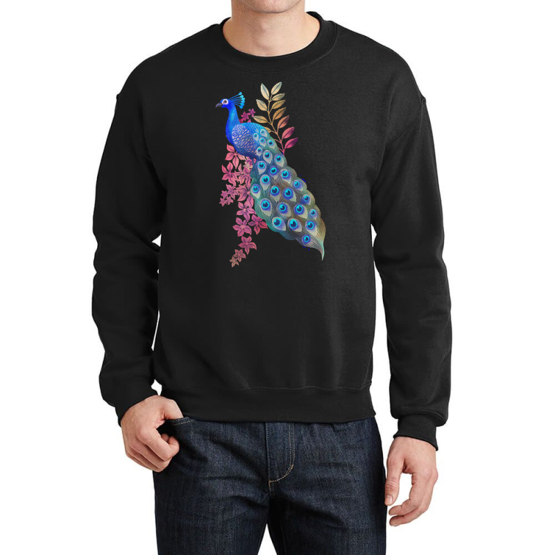 Peacock T  Shirt Peacock Paradise T  Shirt Crewneck Sweatshirt by salesmanhuh | Artistshot