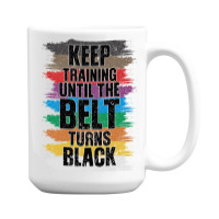 Black Belt Martial Art Training Karate Taekwondo 15 Oz Coffee Mug | Artistshot