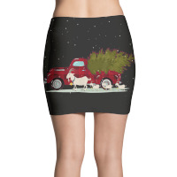 Goat Red Plaid Truck Christmas Mini Skirts | Artistshot
