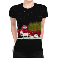 Goat Red Plaid Truck Christmas All Over Women's T-shirt | Artistshot