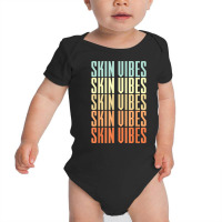 Skin Vibes Skincare Skin Specialist Retro Esthetician T Shirt Baby Bodysuit | Artistshot