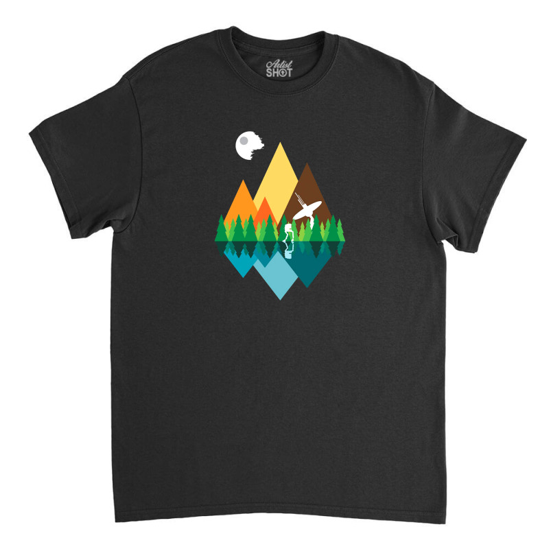 Forest View Classic T-shirt by brain | Artistshot