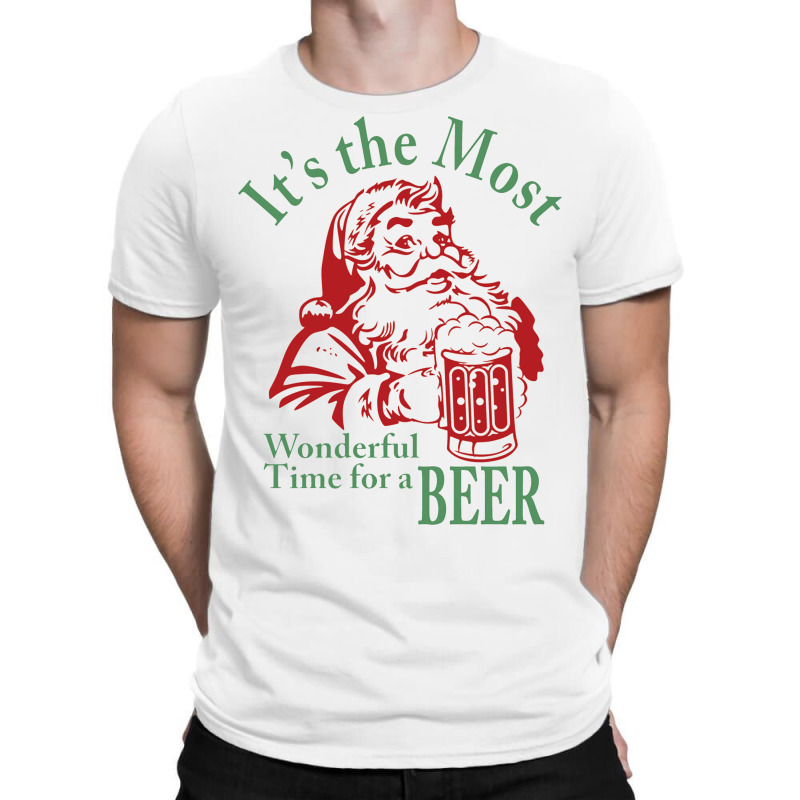 Santa Beer Time T-shirt | Artistshot