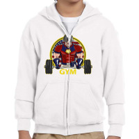 Peacemaker Gym Youth Zipper Hoodie | Artistshot