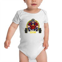 Peacemaker Gym Baby Bodysuit | Artistshot