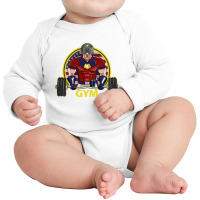 Peacemaker Gym Long Sleeve Baby Bodysuit | Artistshot