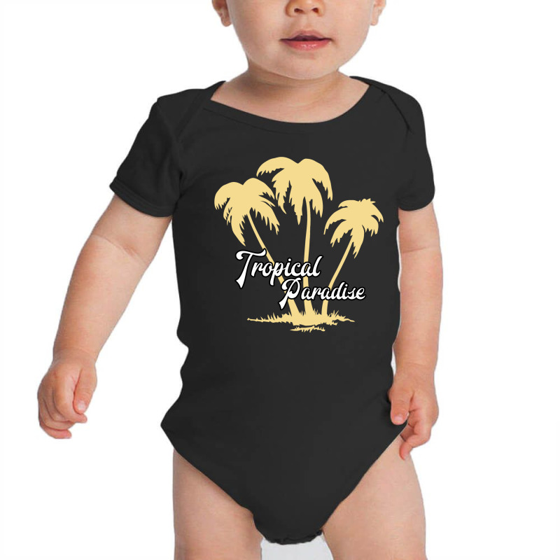 Tropical Paradise Baby Bodysuit by Bettercallsaul | Artistshot