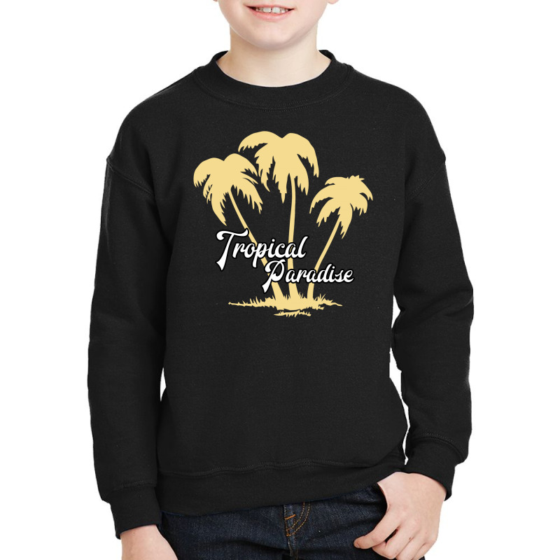 Tropical Paradise Youth Sweatshirt by Bettercallsaul | Artistshot