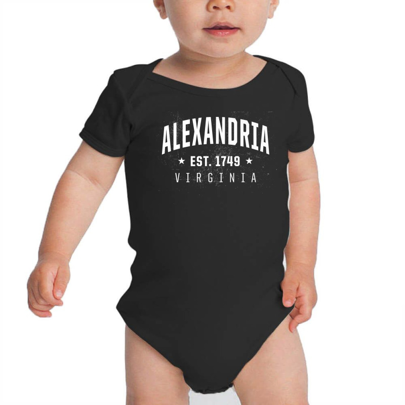 Alexandria Virginia Patriotic Hometown Patriotism Home State Premium T Baby Bodysuit by belenfinl | Artistshot