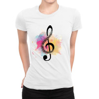 Music Ladies Fitted T-shirt | Artistshot