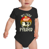 My Food Pyramid Meat Eater Carnivore Diet Food Nutrition Fun T Shirt Baby Bodysuit | Artistshot