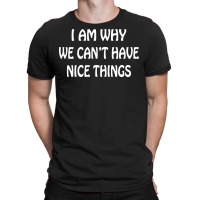 I Am Why We Can't Have Nice Things T-shirt | Artistshot