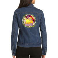 A Nap In The Lightning Ladies Denim Jacket | Artistshot